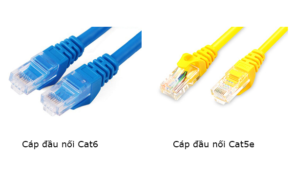 So sánh giữa cáp đầu nối Cat5e và cáp đầu nối Cat6, nên lựa chọn loại nào?