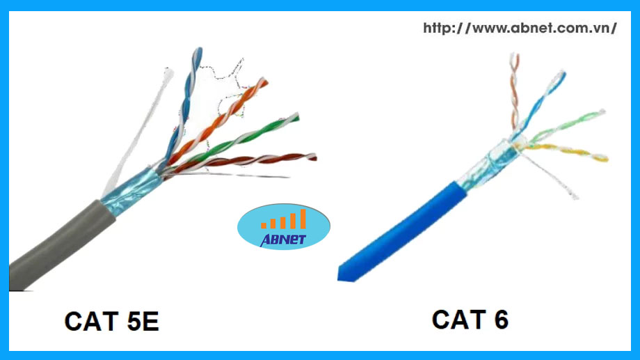 Điểm giống và khác nhau giữa cáp mạng Cat5e và Cat6