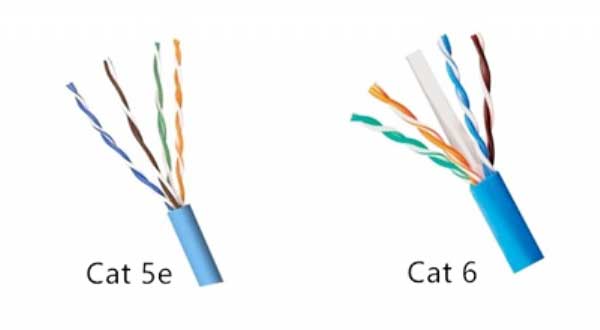 Sự khác nhau giữa cáp mạng commscope Cat5e và Cat6