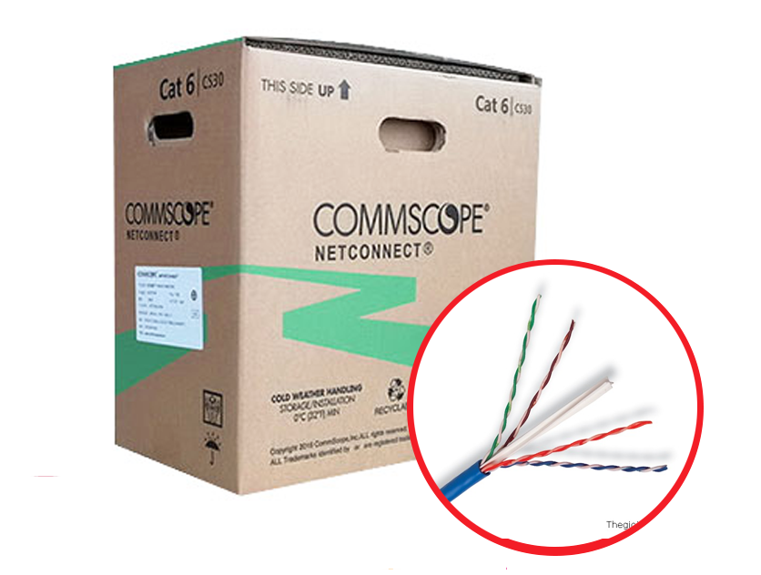 Những thông tin hữu ích về cáp mạng Commscope Cat6