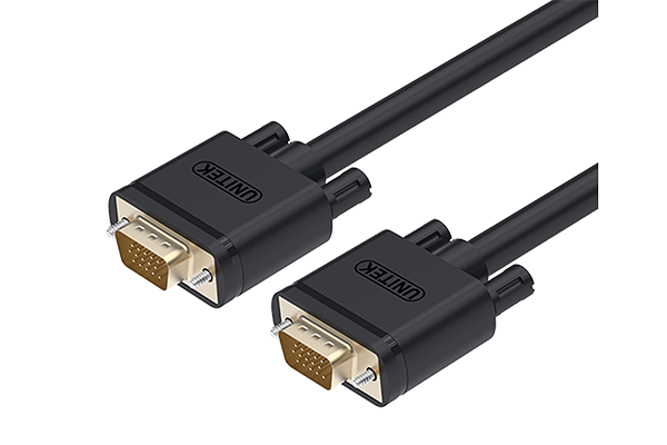 Cable HD15 VGA (M) to VGA (M)  UNITEK 1.0m - 30.0m