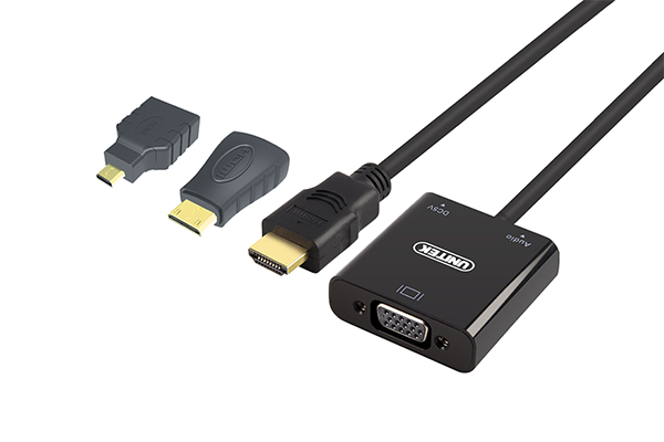 Cáp HDMI to VGA+Audio Unitek Y-6355