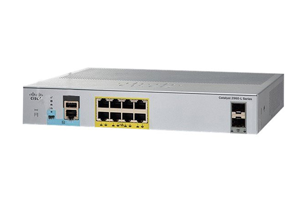 Switch Cisco WS-C2960L-8PS-LL 8 ports PoE 67w