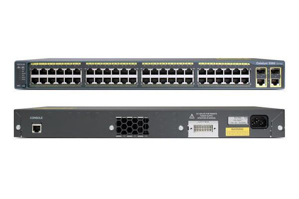 Switch Cisco WS-C2960+48TC-L 48 Ports 10/100 + 2 T/SFP LAN Base