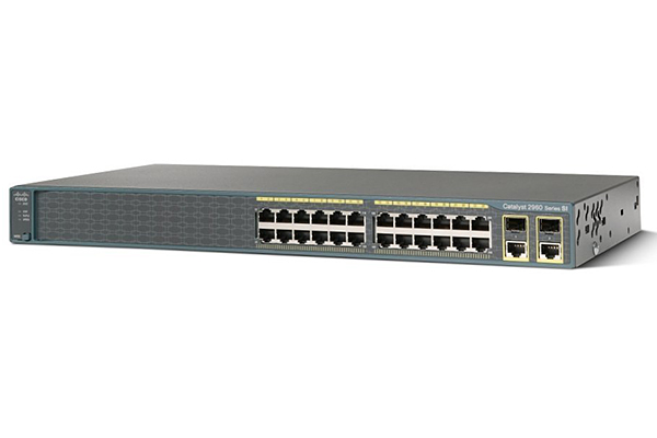 Switch Cisco WS-C2960+24PC-S 24 10/100 PoE + 2 T/SFP LAN Lite