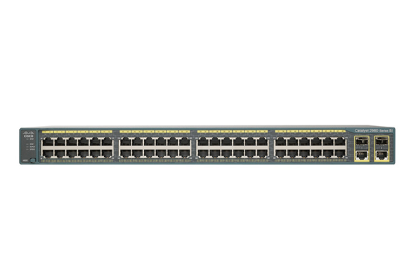 Switch Cisco WS-C2960+48TC-S 48 Ports 10/100 + 2 T/SFP LAN Lite