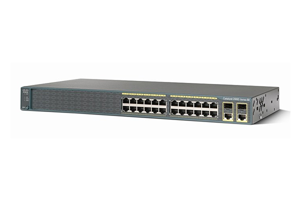 Switch Cisco WS-C2960+24TC-S 24 ports 10/100 + 2 T/SFP LAN Lite