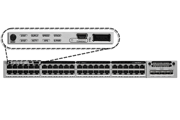 Switch Cisco WS-C3850-48U-E Catalyst 48 Port UPOE IP Services