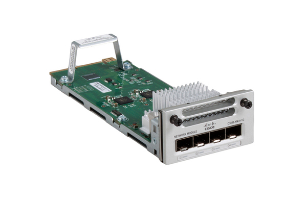 4 x Gigabit Ethernet network module spare C3850-NM-4-1G=