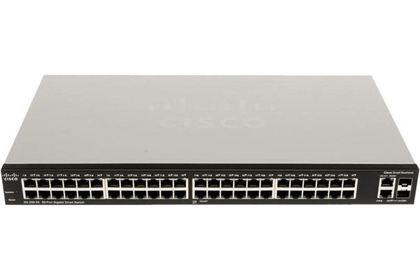 Switch Cisco 48 10/100/1000 Ports, 2x1GE Uplink SG200-50 SLM2048T-EU 
