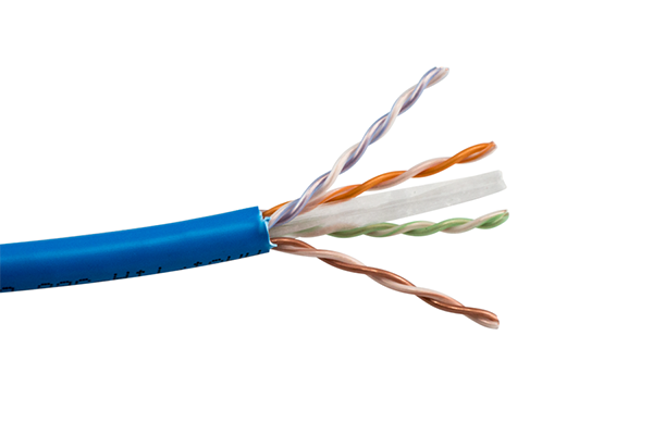 COMMSCOPE/AMP Category 6 UTP Cable, 4-Pair, 23 AWG, Solid, CM, 305m, Blue 1427254-6