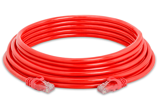 AMP Category 6 UTP Patch Cable 3M Red Color 1-1859249-0