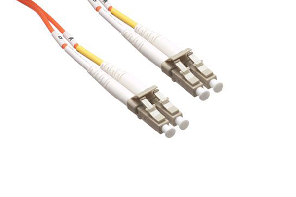 AMP Fiber Optic Cable Assembly, Duplex LC, OM2, 3m 6374658-3