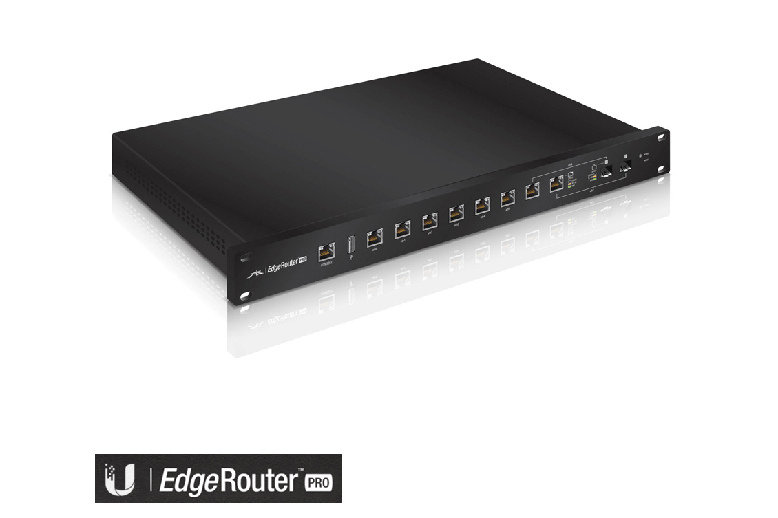 Ubiquiti EdgeRouter ERPro-8 Gigabit Ethernet Router With 2 SFP/RJ45 Ports