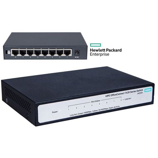 Switch HPE OfficeConnect 1420 8 Port 1G JH329A
