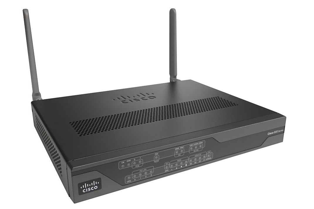 Cisco 881 Eth Sec Router with 802.11n ETSI Compliant C881W-E-K9