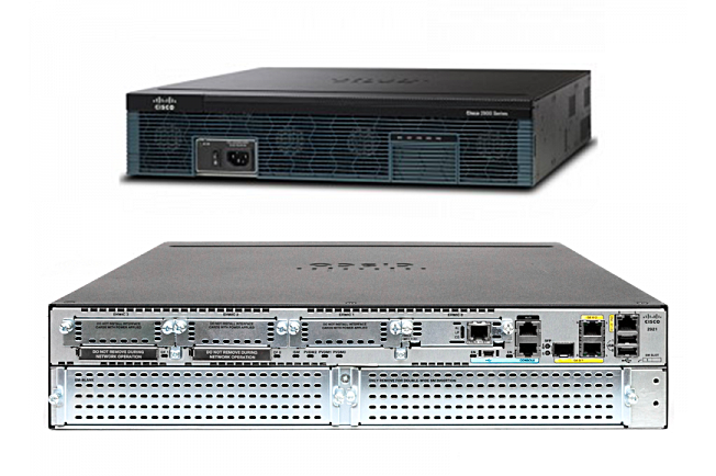 Cisco 2921 w/3 GE 4 EHWIC 3 DSP 1 SM 256MB CF 512MB DRAM IPB CISCO2921/K9