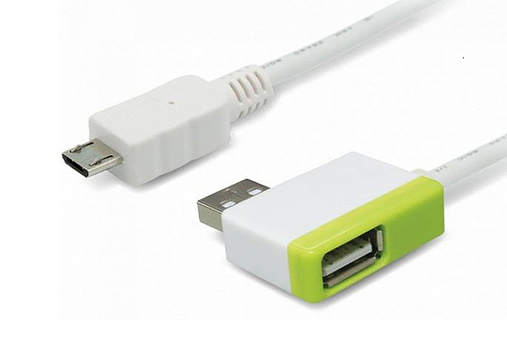 CÁP USB + HUB USB - USB MICRO (OTG) UNITEK Y-2013