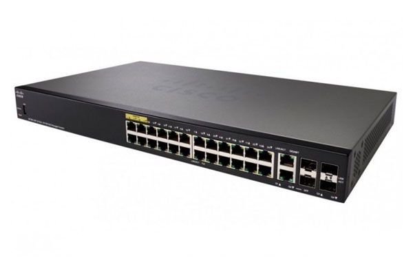 Cisco 24-port 10/100 Mbps Managed Switch - SF350-24-K9 