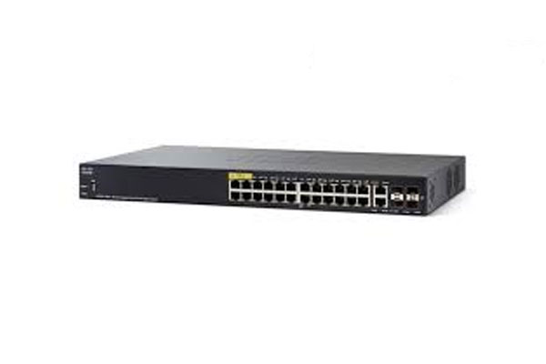 Cisco 24-port Gigabit + 2-port combo mini-GBIT Smart Switch - SG220-26-K9
