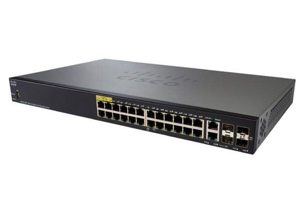 Cisco CBS350 Managed 16-port GE, Full PoE, 2x1G SFP - CBS350-16FP-2G-EU