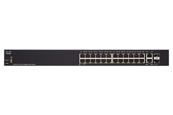 CBS250 Smart 24-port GE, Partial PoE, 4x1G SFP - CBS250-24PP-4G-EU