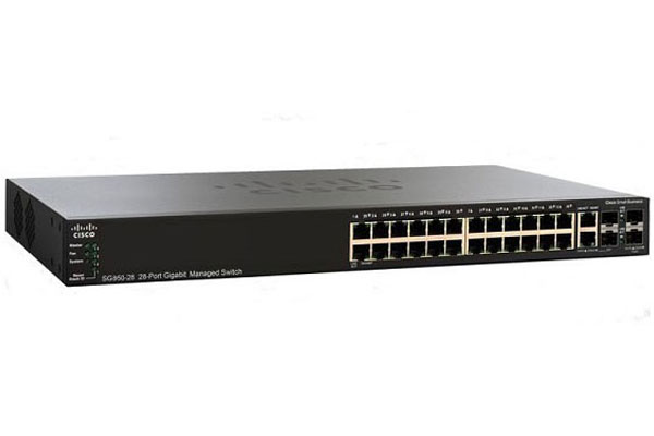 Cisco CBS250 Smart 24-port GE, Full PoE, 4x1G SFP - CBS250-24FP-4G-EU