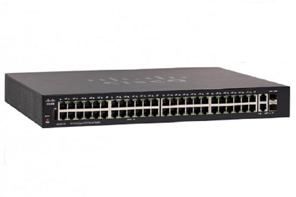 Cisco 50-port Gigabit PoE Smart Switch - SG220-50P 