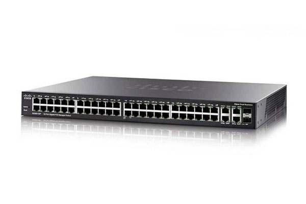 Cisco CBS250 Smart 48-port GE, PoE, 4x1G SFP - CBS250-48P-4G-EU